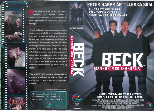 BECK - MANNEN MED IKONERNA (VHS)